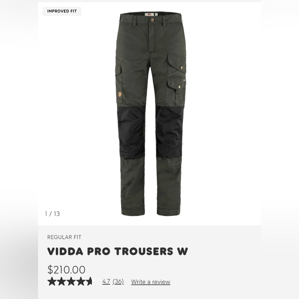 Fjallraven Vidda Pros